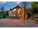 Beautiful log home with stone foundation and private driveway at 2874 Se Grapevine Rd, Idledale, CO 80453