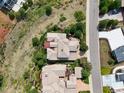 Bird's-eye view of a luxurious estate home and its surroundings at 8002 Galileo Way, Littleton, CO 80125