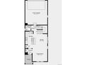Detailed floorplan showcases the layout of the main level, including the kitchen, great room, and two-car garage at 14877 Arbor W Blvd, Thornton, CO 80602
