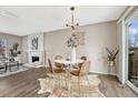 Charming dining area with a round table and four chairs at 16038 E Oxford Dr, Aurora, CO 80013