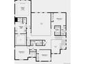 Second floor layout shows the main suite, bedrooms, bathrooms, laundry, and closet locations at 3327 Backdrop Ct, Castle Rock, CO 80108