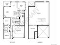 Layout of first floor shows living spaces including great room, kitchen, primary suite, bedrooms, and garage at 8945 Rifle St, Commerce City, CO 80022