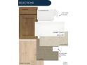 Image showing home interior finish selections, including cabinets, countertops, carpet, and tile at 23738 E 42Nd Ave, Aurora, CO 80019