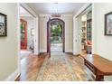 Bright and spacious entry with hardwood floors and views to backyard at 559 N Williams St, Denver, CO 80218