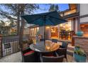 Outdoor dining area on the patio, perfect for enjoying meals al fresco at 7717 S Grape Ct, Centennial, CO 80122