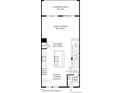Floorplan showcasing a kitchen, dining area, great room, and powder room layout at 6285 N Kirk St, Aurora, CO 80019