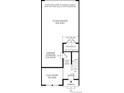 Floorplan showing a 2-car garage, flex room, and entry porch layout at 6285 N Kirk St, Aurora, CO 80019