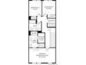 Floorplan featuring a primary bedroom suite, laundry, and two additional bedrooms at 6285 N Kirk St, Aurora, CO 80019