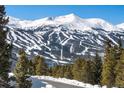 Breathtaking mountain view showcasing ski runs and lush green trees at 160 N Fuller Placer Rd, Breckenridge, CO 80424
