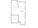Floor plan showing an unfinished basement with option for bathroom plumbing and an unexcavated area at 4601 Thistle Dr, Brighton, CO 80601