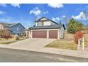 Lovely two-story home with a three-car garage on a spacious corner lot at 5885 Kingsfield St, Castle Rock, CO 80104