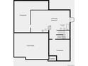 Basement floor plan featuring unfinished space, crawlspace, and rough-in plumbing option at 3983 Breakcamp Ct, Castle Rock, CO 80108