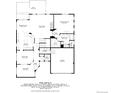 Detailed floor plan showcasing the layout of the home, including room dimensions and total square footage at 15886 E Stargazer Ln, Parker, CO 80134