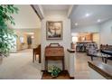 Bright and spacious entryway with views into the living and kitchen areas at 5222 S Emporia Way, Greenwood Village, CO 80111