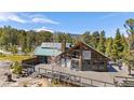 Mountain home with large deck, green roof, solar panels and views at 14800 Gold Hill Rd, Boulder, CO 80302