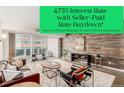 Living room featuring special financing interest rate at 1121 Albion St # 809, Denver, CO 80220
