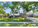 Charming two-story home with a well-maintained lawn and mature trees at 272 Lafayette St, Louisville, CO 80027