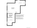 Unfinished basement floor plan with optional window and staircase, ideal for customization and additional living space at 6345 Las Conchas Pt, Parker, CO 80134