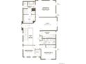 Second floor layout showcasing owner's suite, two bedrooms, loft, and laundry room at 9277 Truckee Ct, Commerce City, CO 80022