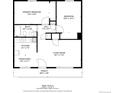 Floor plan displays two bedrooms, living room, kitchen, and porch at 3705 Quail St # 4, Wheat Ridge, CO 80033