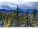 Spectacular mountain views from property at 4969 S Indian Trl, Evergreen, CO 80439