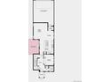 Detailed first floor floor plan featuring the kitchen, dining room, study, great room, and 2-car garage at 2087 Generations Aly, Brighton, CO 80601