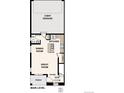 Floorplan of the main level including a 2-bay garage, kitchen, dining room, great room, and porch at 6912 Huddersfield Ln, Castle Pines, CO 80108