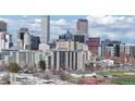 Stunning cityscape view showcasing nearby high rise buildings on a partly cloudy day at 601 W 11Th Ave # 1109, Denver, CO 80204