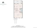 Detailed floorplan of the home, showcasing the layout of rooms and total square footage at 9512 W Ontario Dr, Littleton, CO 80128