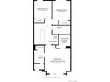 Third floorplan features three bedrooms, two bathrooms, laundry, and walk-in closet at 815 Josephine Way, Superior, CO 80027