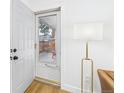 Front door view to entry with view to gated patio at 7205 S Gaylord St # G, Centennial, CO 80122
