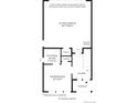 First floor plan featuring a 2-car garage, powder room, workspace, foyer, and porch at 10880 E Hinsdale Cir, Centennial, CO 80112