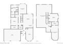 Detailed floor plan showcasing the layout of the home's two floors and basement at 4495 Windmill Dr, Brighton, CO 80601