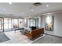 Elegant lobby with comfortable seating and modern art at 800 N Pearl St # 602, Denver, CO 80203
