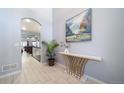 View of the entryway, hallway, and living room at 6829 Juniper Ct, Frederick, CO 80530