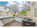 Spacious deck area is perfect for outdoor entertaining or relaxing while enjoying the view at 1259 W 112Th Ave # B, Denver, CO 80234
