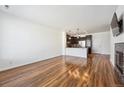 Bright living room showcasing an open layout and modern finishes at 16285 W 62Nd Ln # C, Arvada, CO 80403