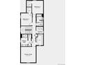 Second floor plan showcasing bedrooms, bathrooms, and laundry at 2079 Generations Aly, Brighton, CO 80601