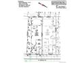 Plot plan showing the location of two homes with dimensions and utilities at 3441 N Denali St, Aurora, CO 80019