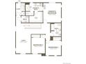 Second floor plan featuring owner's suite with walk-in closet, bathroom, loft, laundry, and three additional bedrooms at 1301 Rock Cliff Ave, Erie, CO 80516