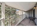 Outdoor balcony offers a relaxing view at 943 S Zeno Way # 207, Aurora, CO 80017
