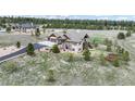 Sprawling home boasts three-car garage, cedar accents, professional landscaping, and a serene wooded backdrop at 17275 Gwilym Ct, Monument, CO 80132