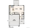 Main level floor plan featuring a two-bay garage, kitchen, and great room at 19089 E 94Th Pl, Commerce City, CO 80022