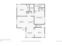 Detailed floor plan illustrating the layout of the home's rooms, including bedrooms, living spaces, and bathrooms at 2626 S Pennsylvania St, Denver, CO 80210