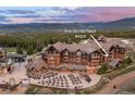 Aerial view of One Ski Hill Place, a luxurious resort with mountain views at 1521 Ski Hill Rd # 8313, Breckenridge, CO 80424