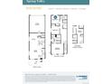 Detailed floor plan showcasing the layout of a 3-bedroom, 2.5-bathroom house with a 2-car garage at 1454 Coral Pl, Longmont, CO 80504