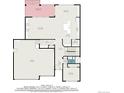 Detailed floor plan showcasing the layout of the home's first floor at 16195 Red Bud Loop, Parker, CO 80134