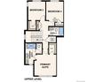 Floor plan of the upper level with primary suite, two additional bedrooms, and a full bath at 453 Interlocken Blvd # 101, Broomfield, CO 80021