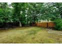 Large backyard with lush trees and plenty of space for outdoor activities at 1707 W 39Th Ave, Denver, CO 80211