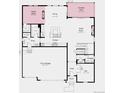 Main level floor plan featuring a three-car garage, kitchen, great room, dining, and a covered patio at 16320 W 92Nd Cir, Arvada, CO 80007